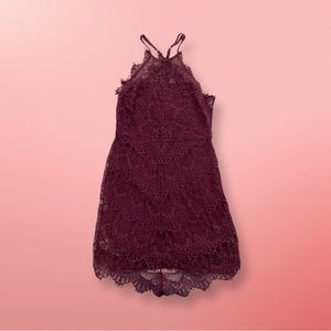 Purple Free People lace dress. Size small.